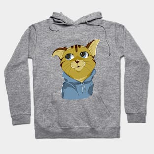 Orange cat Hoodie